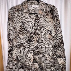 Abstract Patterned Blouse